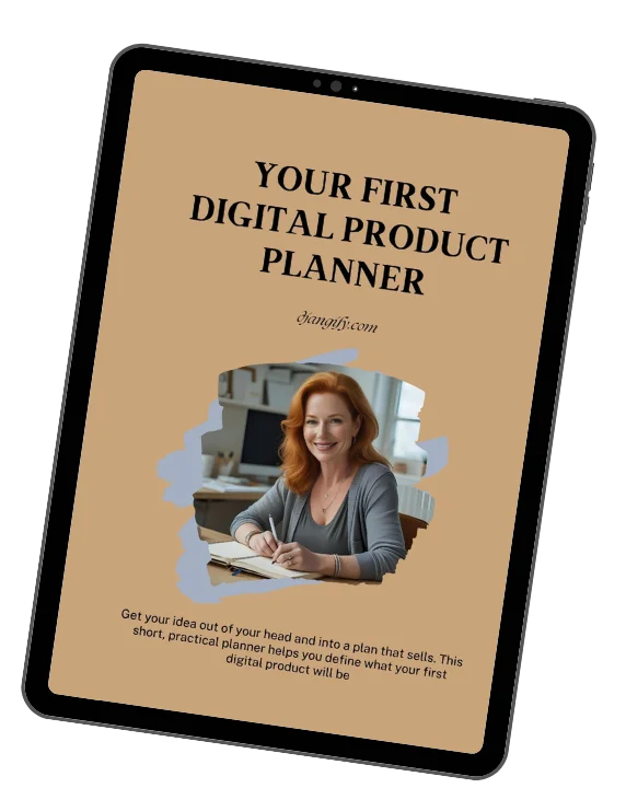 Preview of FREE: Your First Digital Product Planner