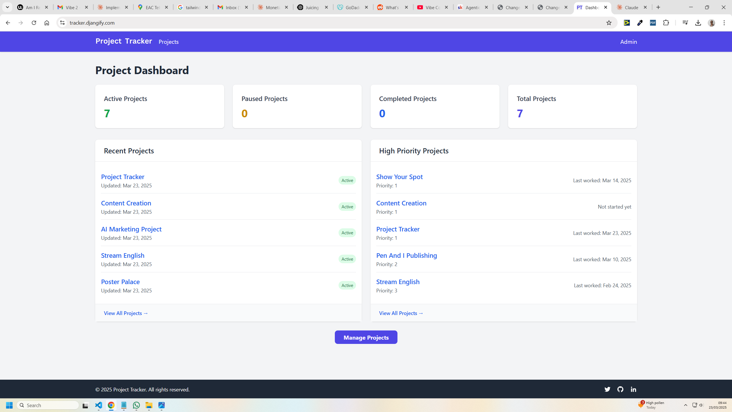 Project Tracker