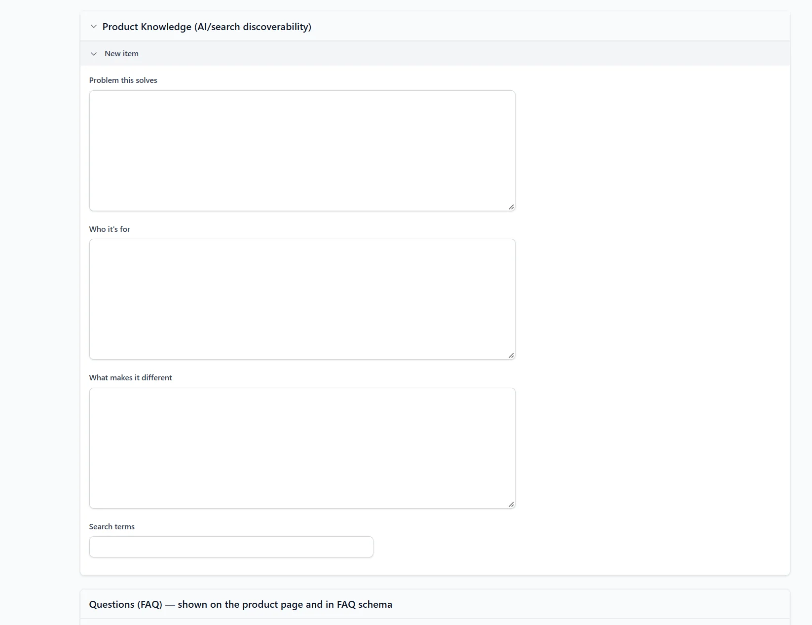 Djangify product knowledge for AI