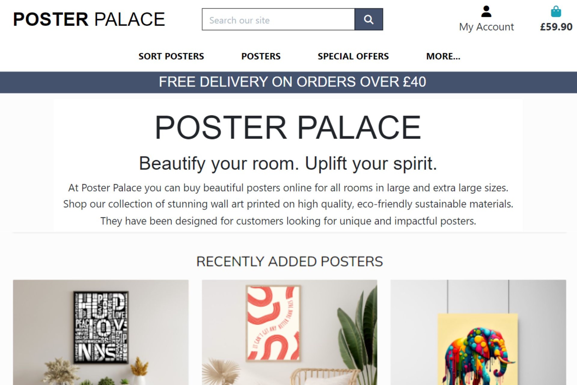Project 3 - Poster Palace